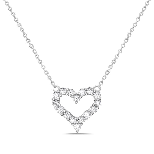 Small Open Heart Necklace