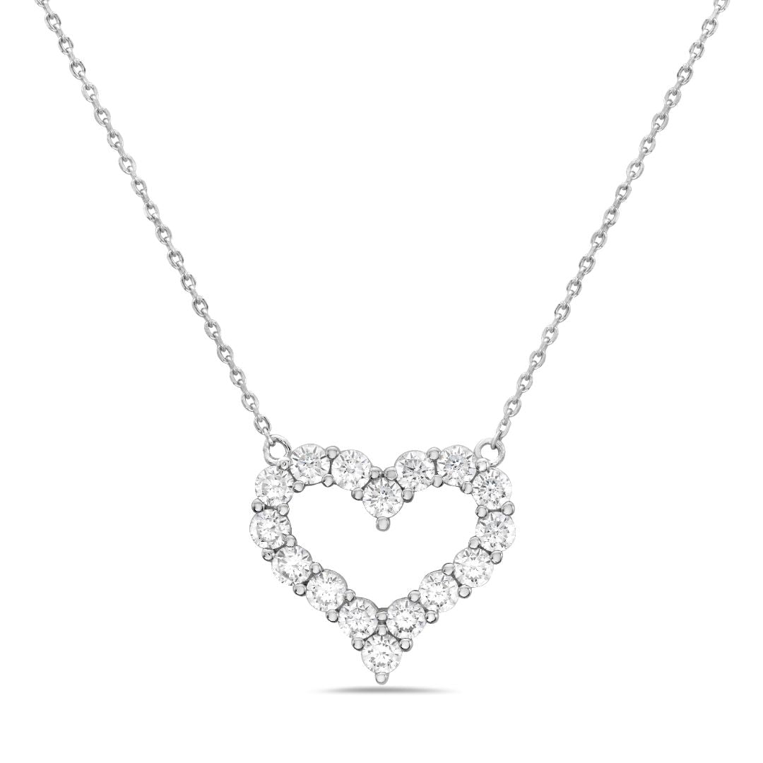 Medium Open Heart Necklace