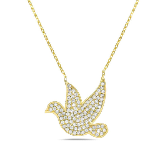 Large Dove Necklace