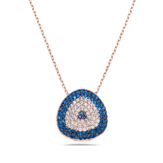 Evil Eye Rose Plated