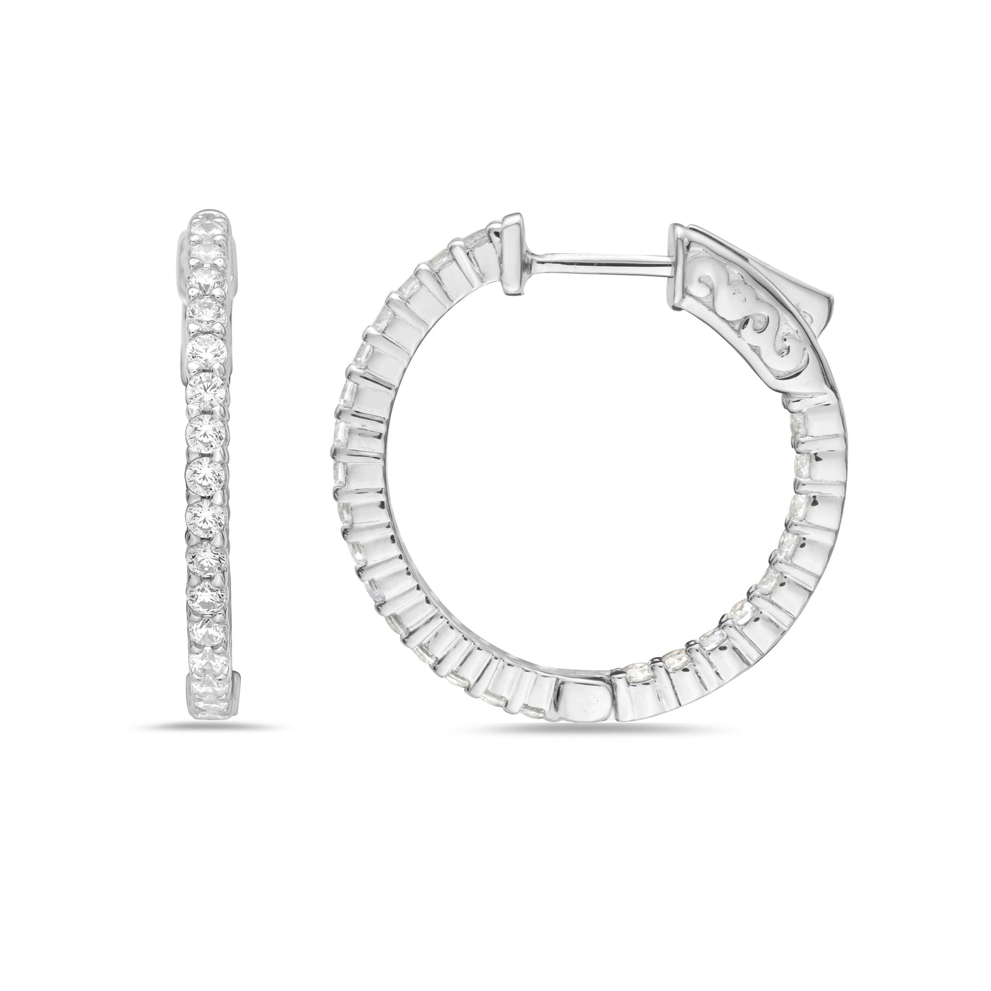 Ray Hoop Earrings