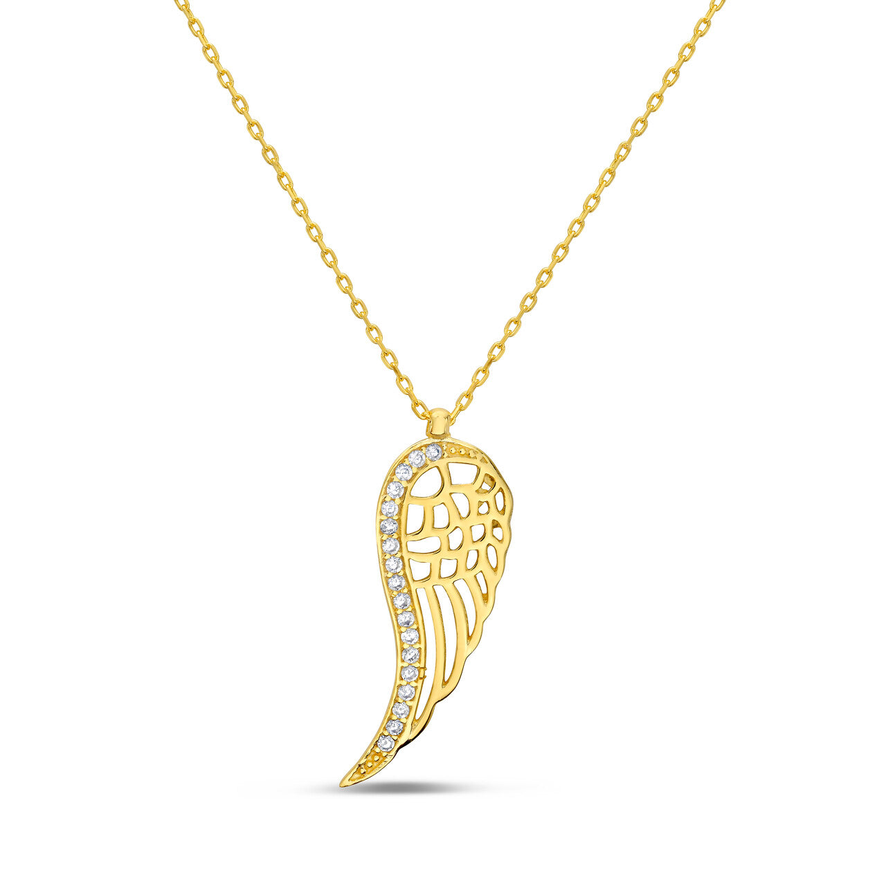 Angel Wing Pendant Necklace