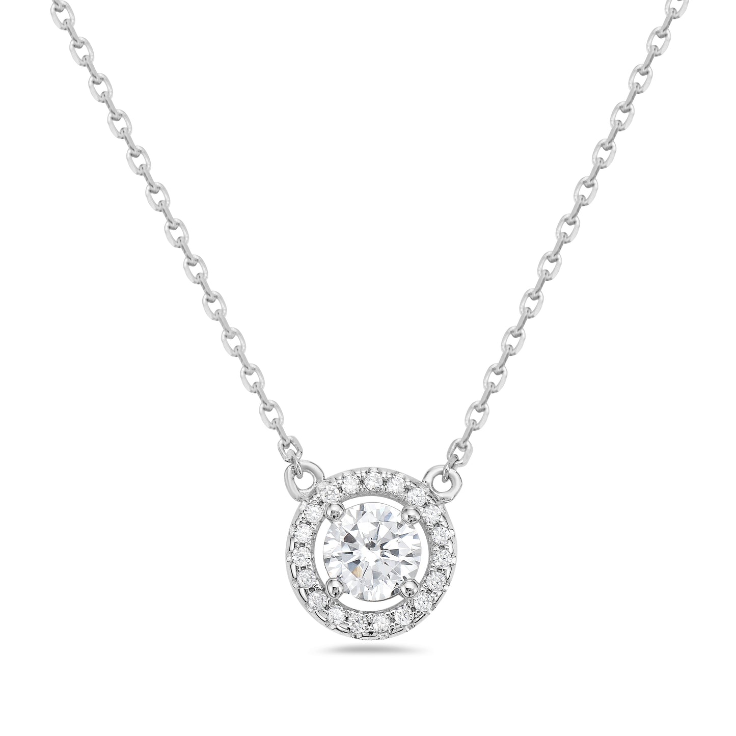 Haley Solitaire Necklace