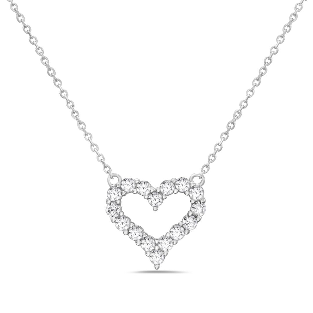 Small Open Heart Necklace