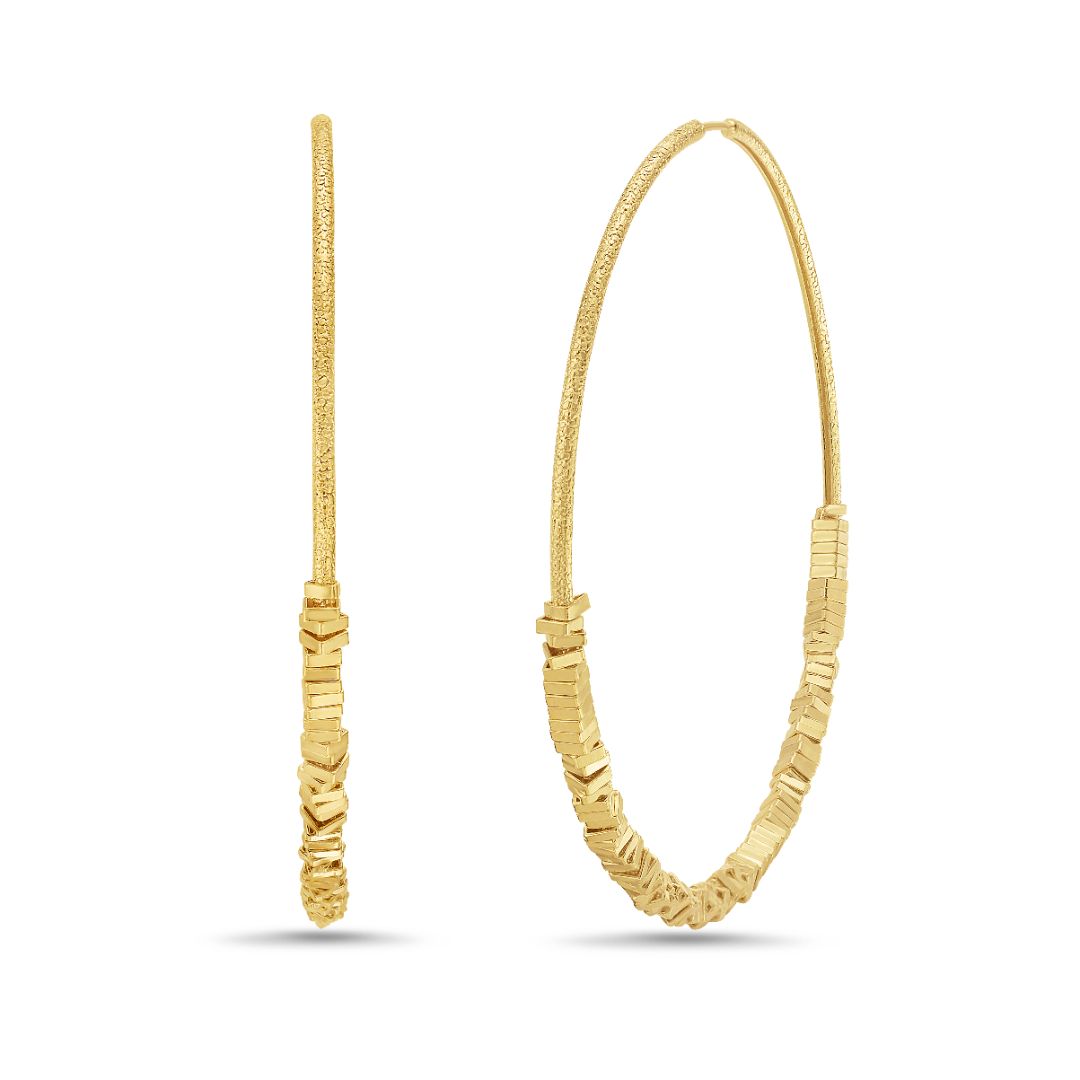 Saline Hoop Earrings