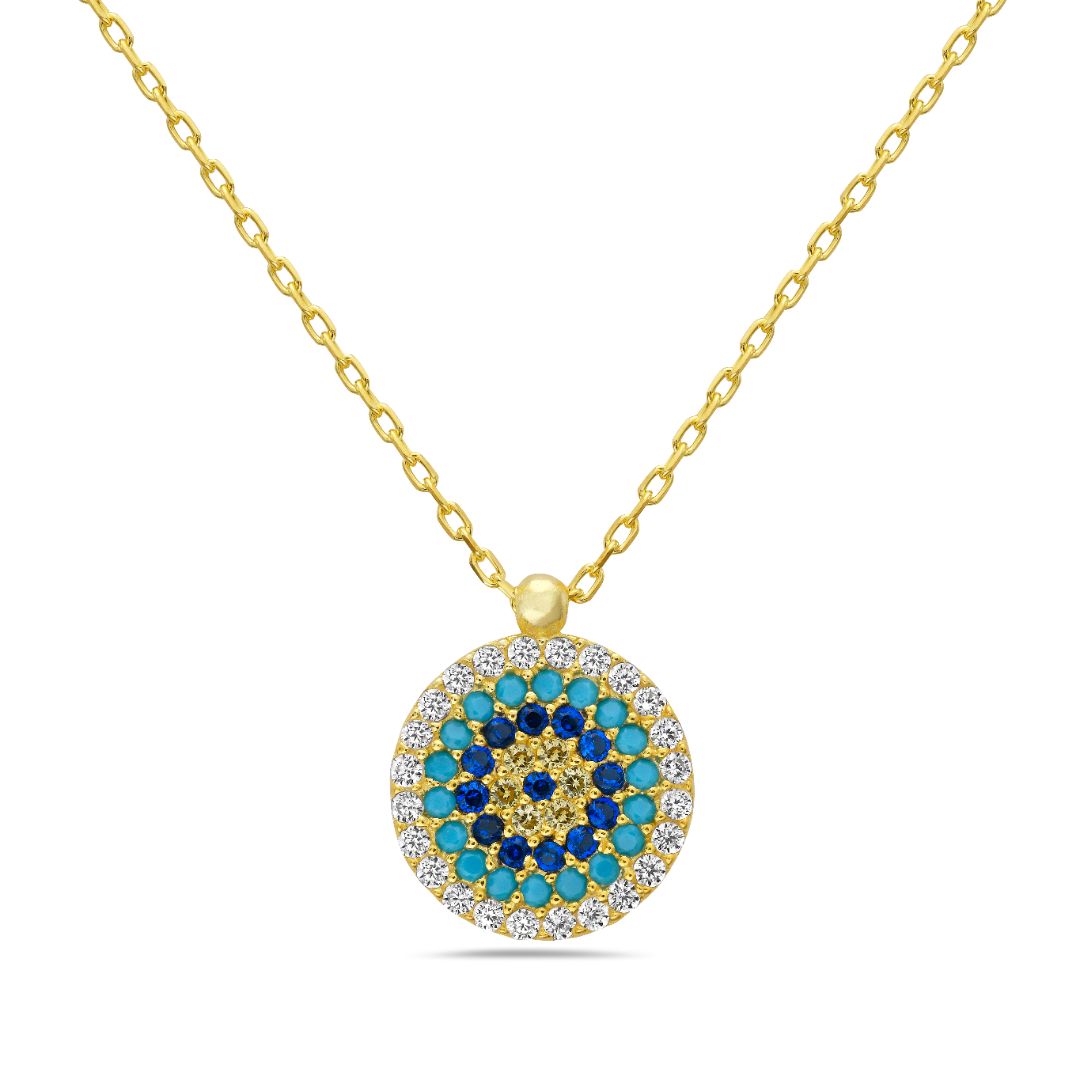 Bell Evil Eye Necklace