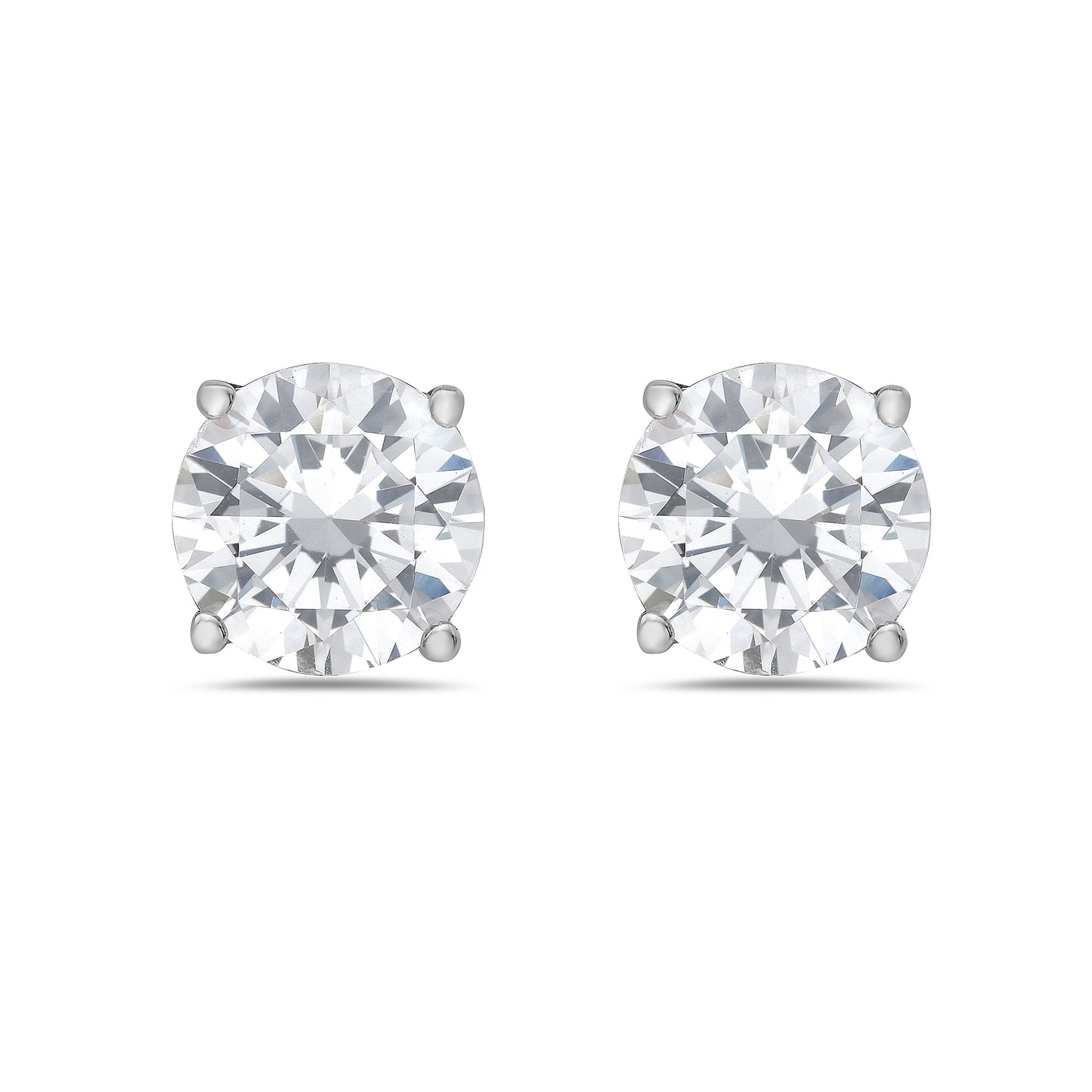 Cubic zirconia stud earrings