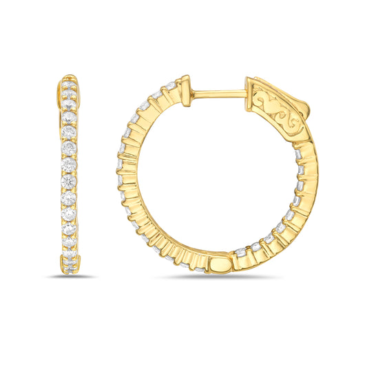 Ray Hoop Earrings