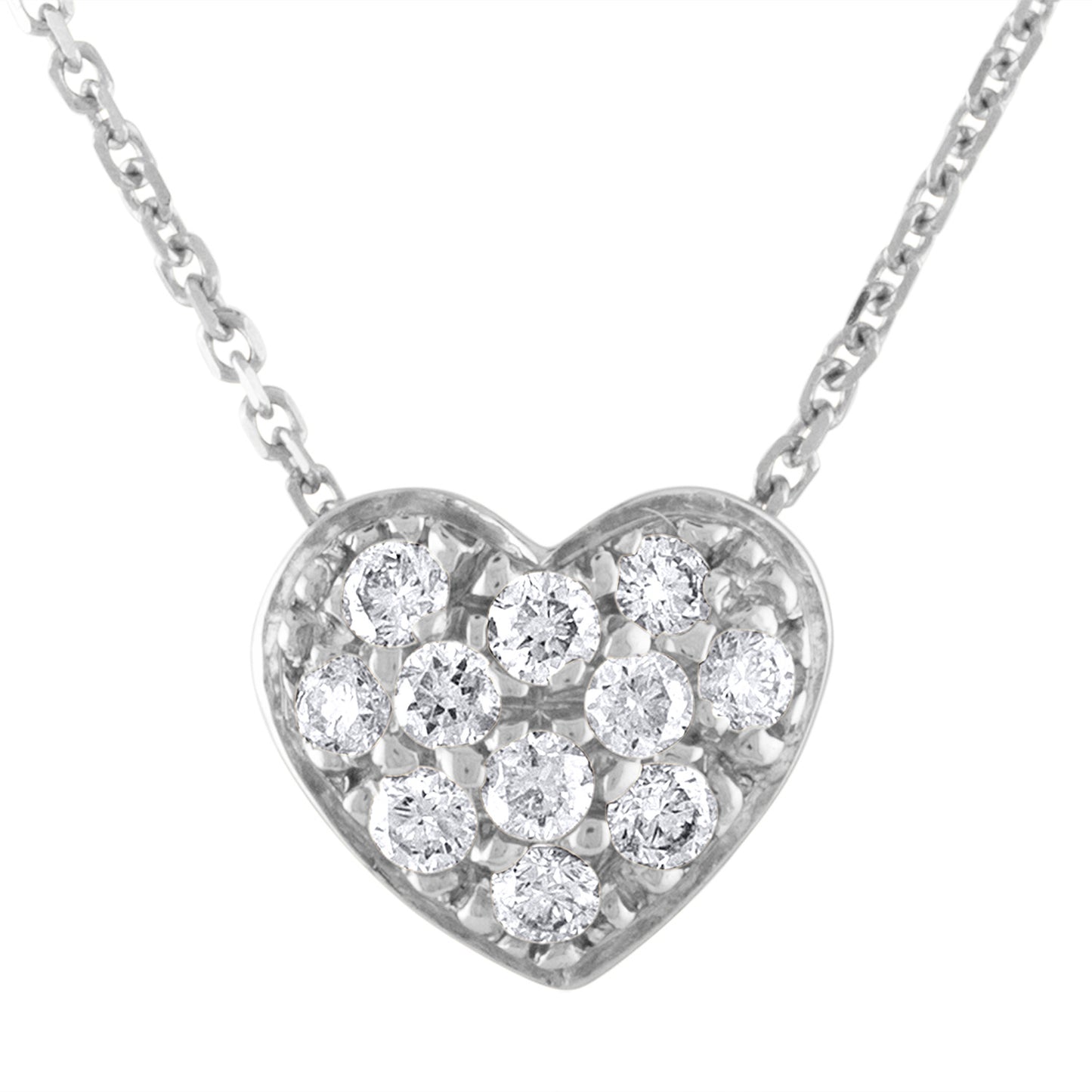 Pave Heart Petite