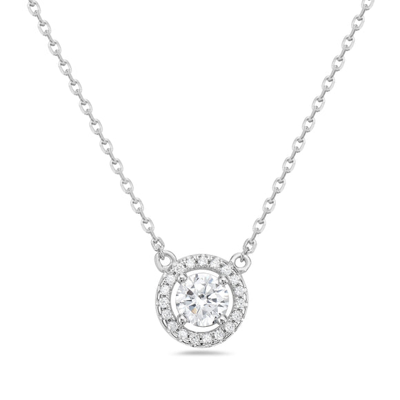 Haley Solitaire Necklace