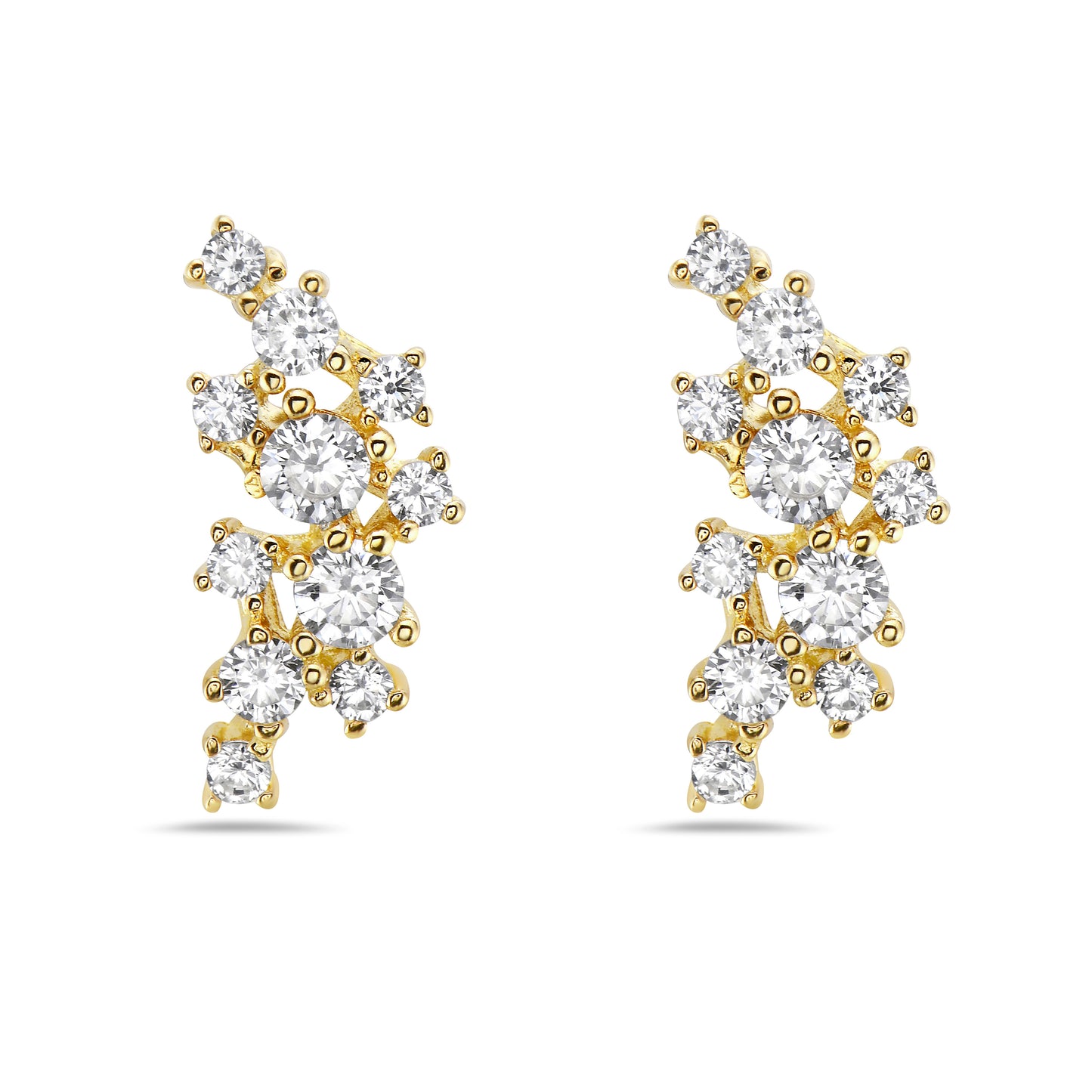 Kelly Cluster Earrings